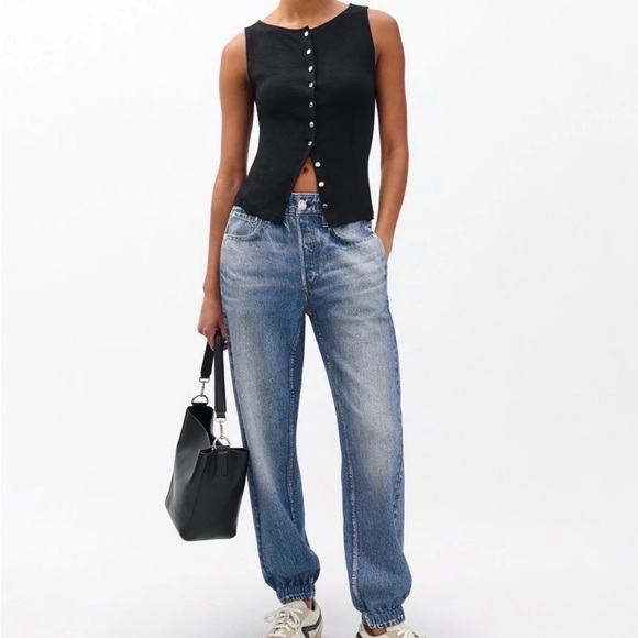 NWT rag & bone Light Blue Miramar jogger Jeans - M - Picture 1 of 5